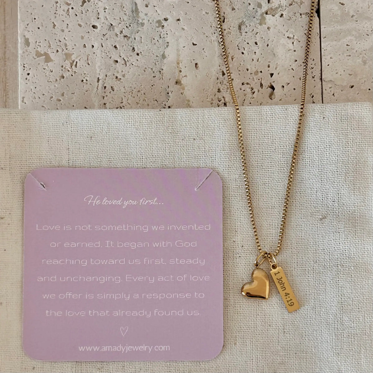 Religious Christian Necklace Jewelry Bible verse 14 GP