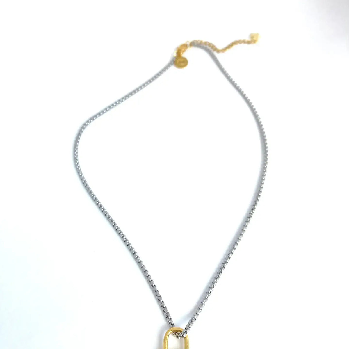 Gold Padlock Necklace on a gold-plated or silver chain