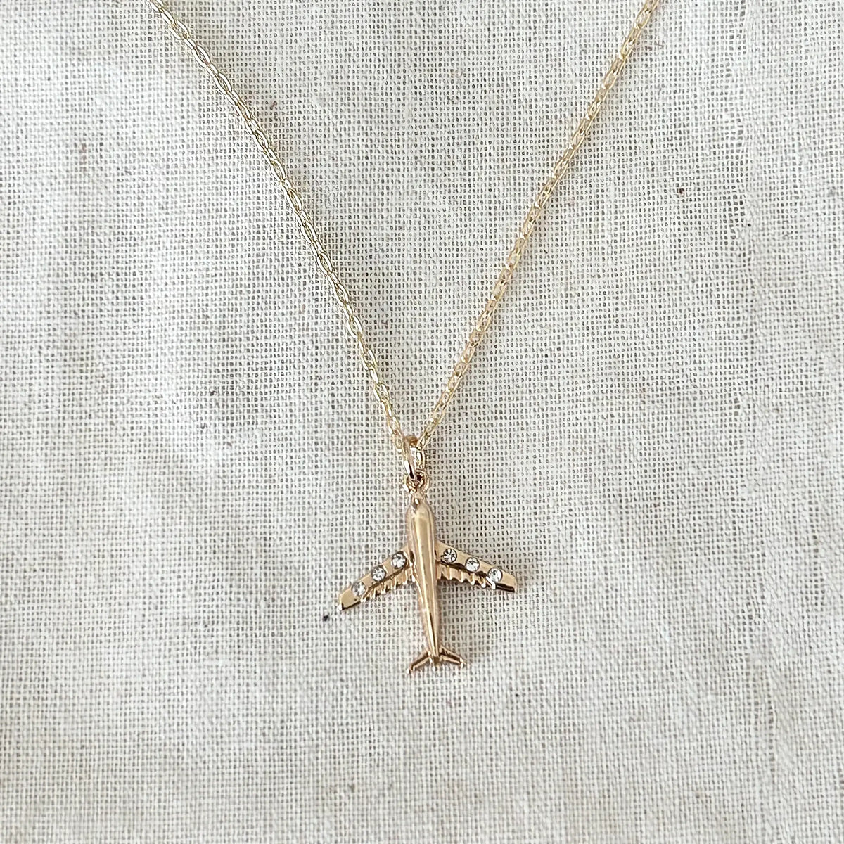 Airplane necklace plane travel necklace aircraft