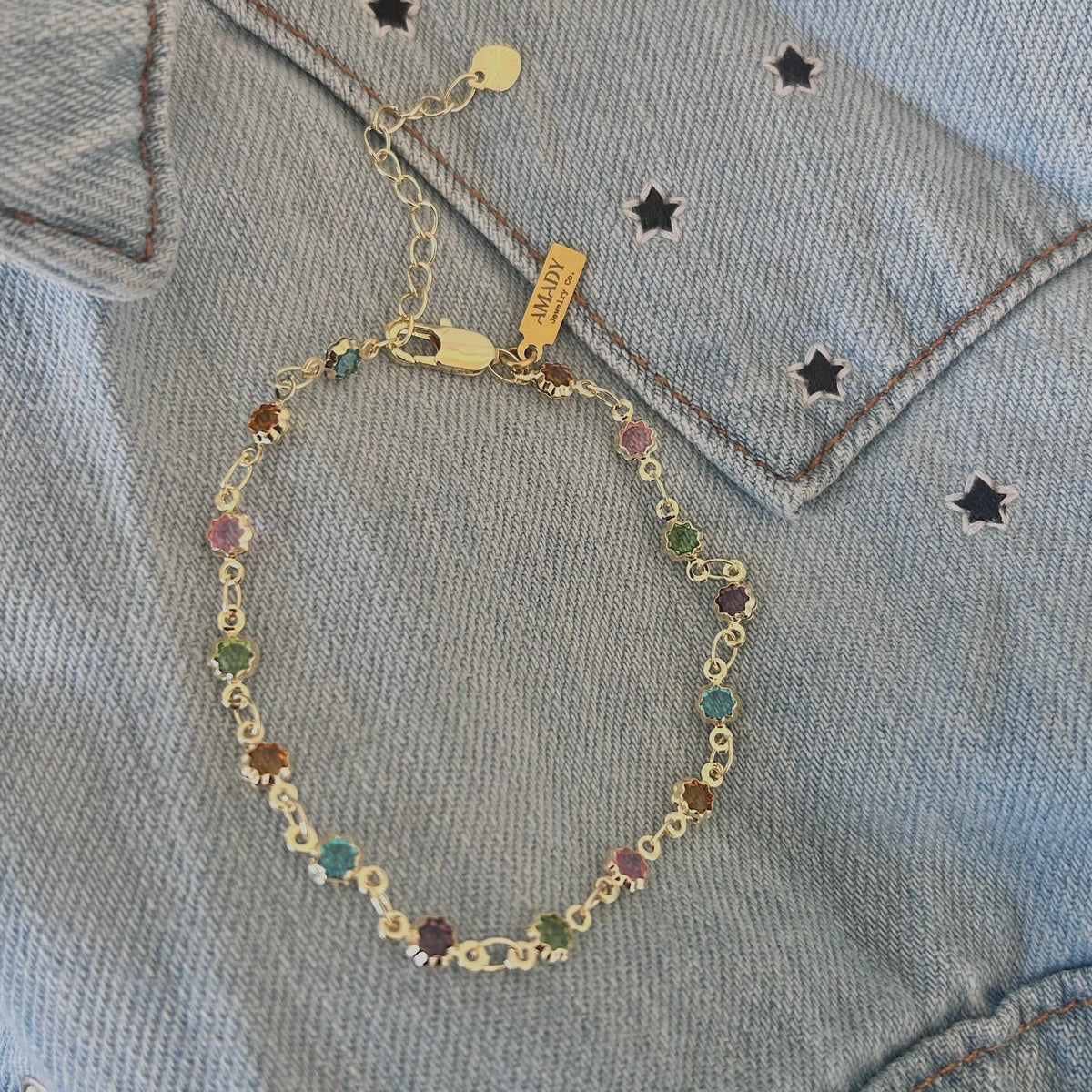 Crystals Layering Bracelet