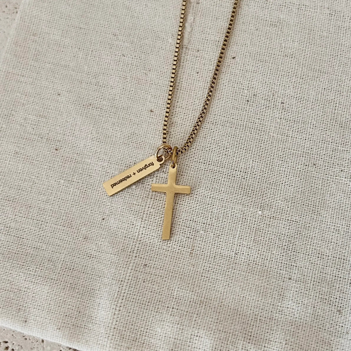 Religious Christian Necklace Jewelry Bible verse 14k gp