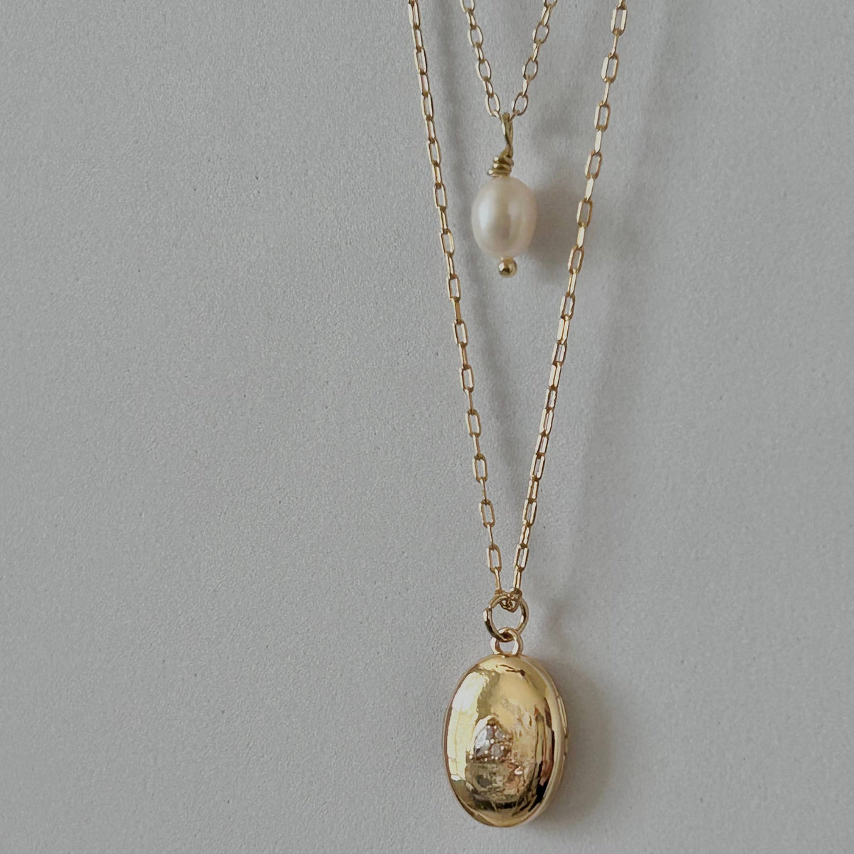 Single Pearl necklace freshwater pearl layering necklaces