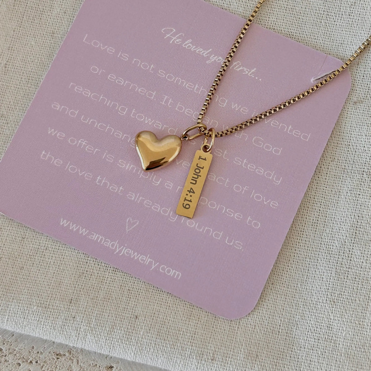 Religious Christian Necklace Jewelry Bible verse 14 GP
