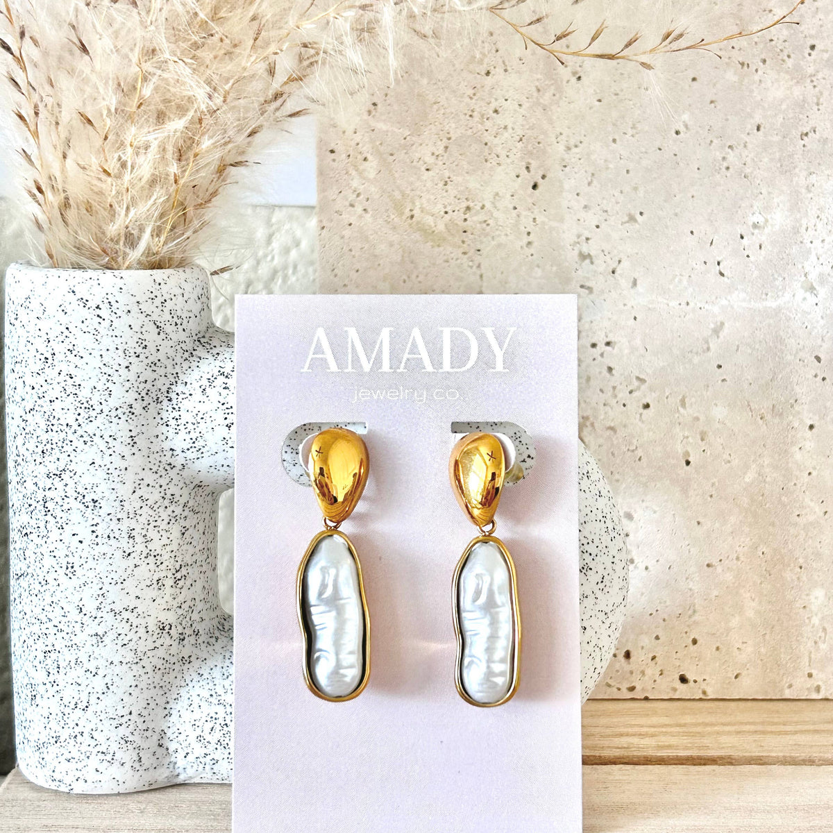 Statement earrings gold plated lightweight dangle