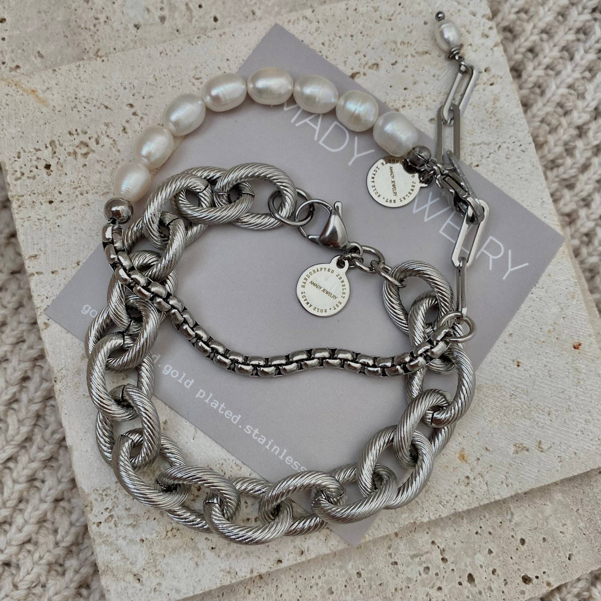 Cable Links Chunky Bracelet stainless steel