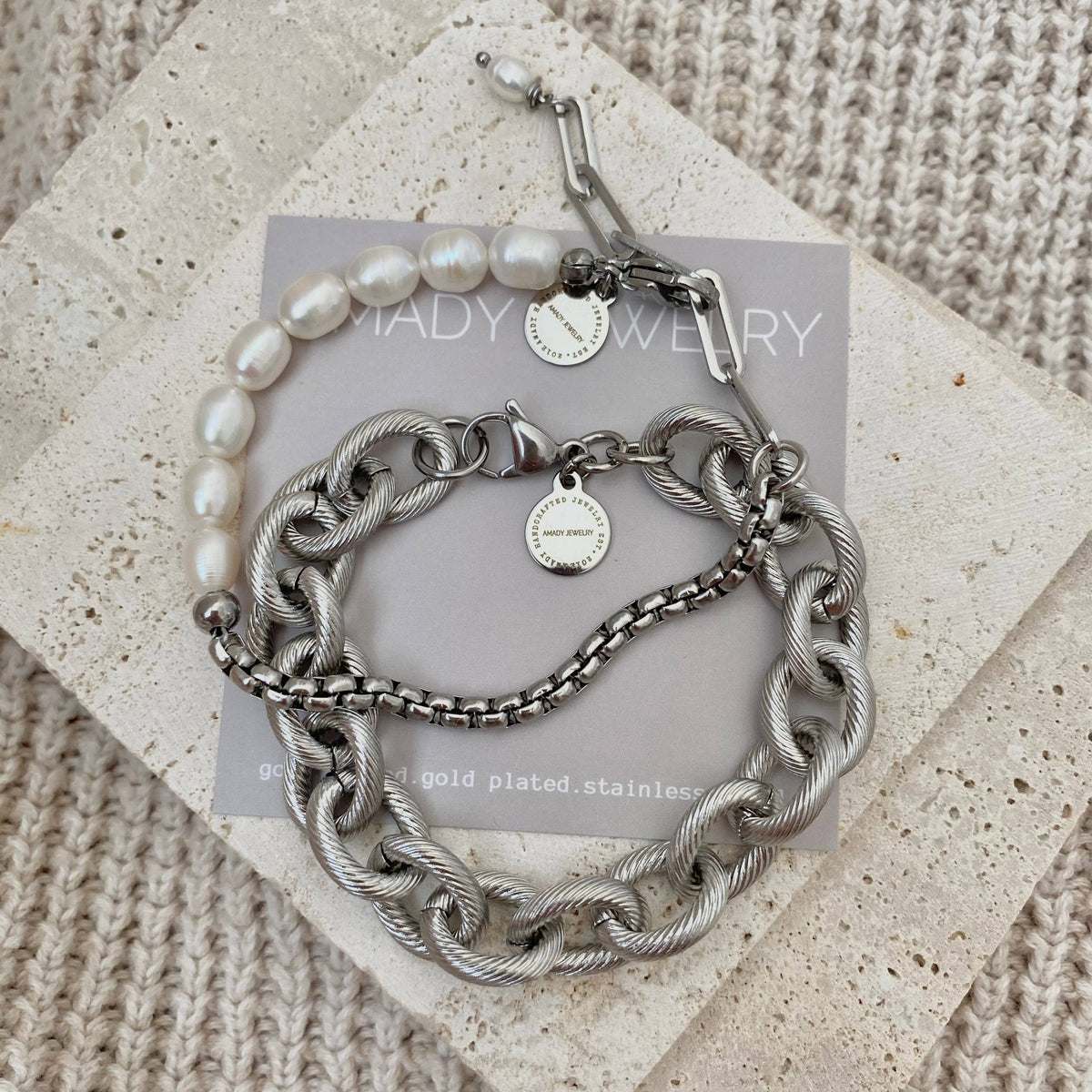 Cable Links Chunky Bracelet stainless steel