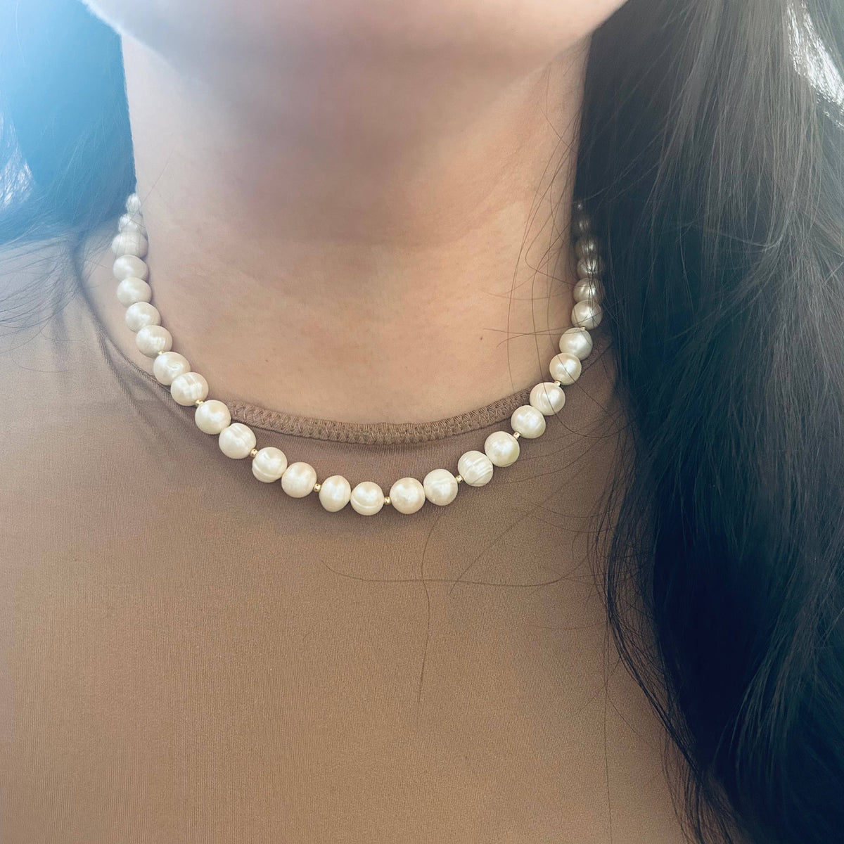 Love charm Pearls necklace