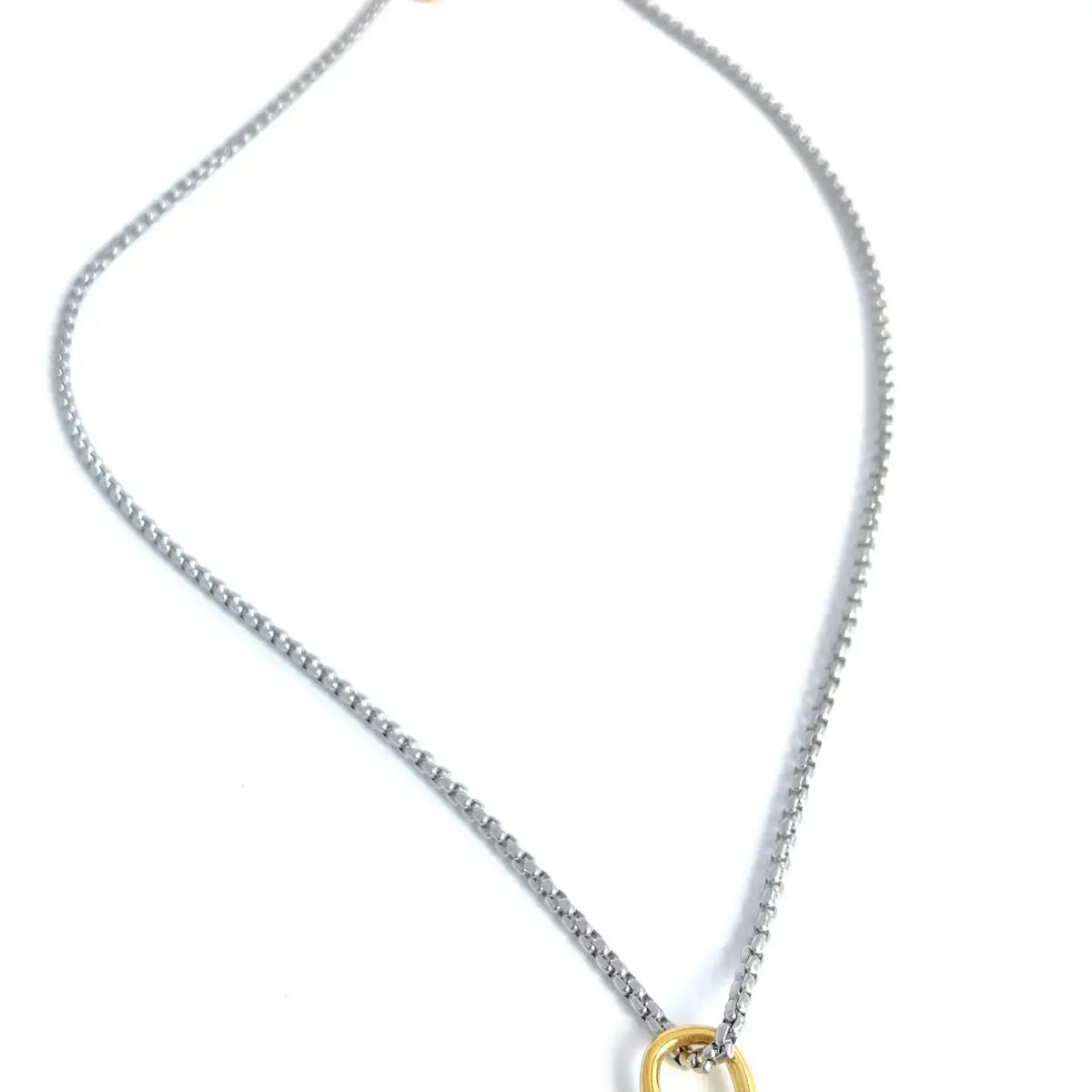 Gold Padlock Necklace on a gold-plated or silver chain