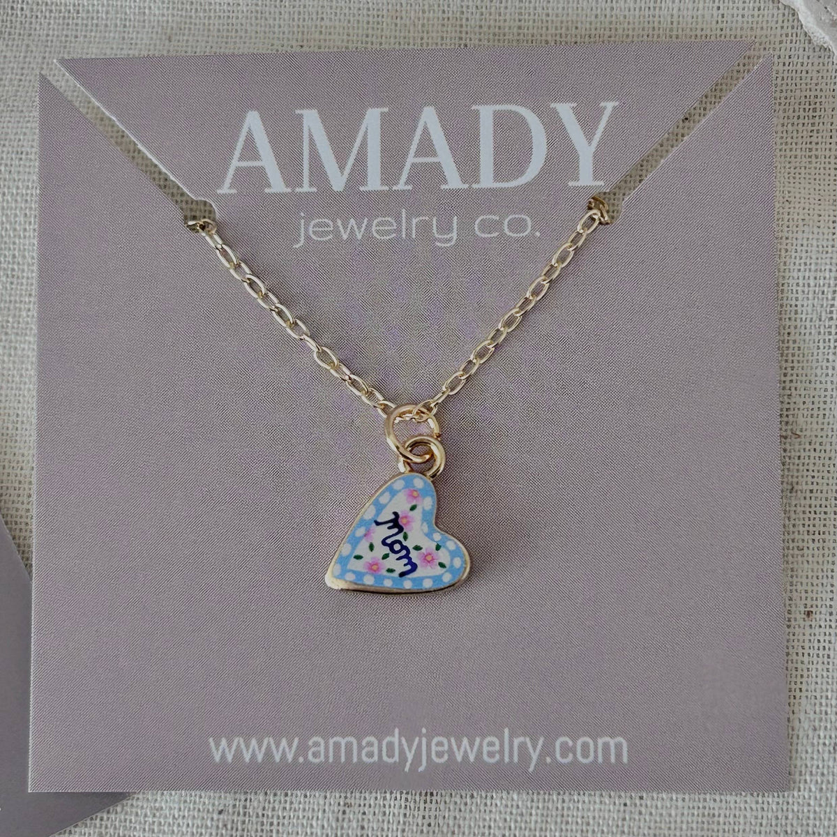Mom pendant necklace mothers day gift jewelry