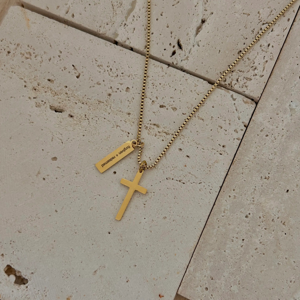 Religious Christian Necklace Jewelry Bible verse 14k gp