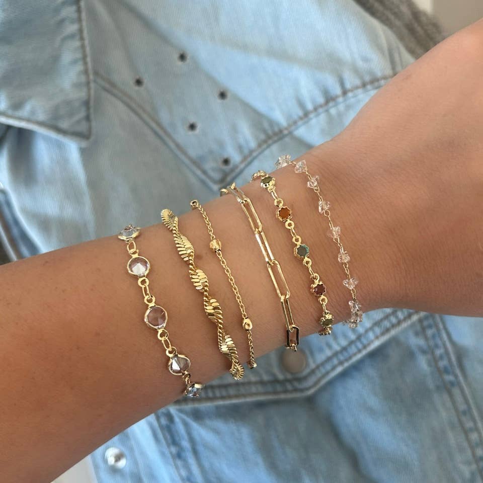 Crystals Layering Bracelet