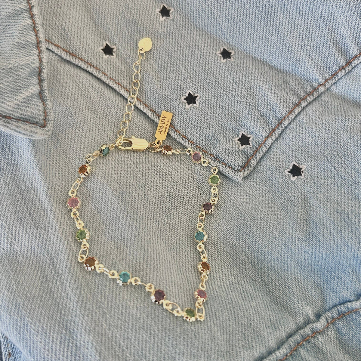 Crystals Layering Bracelet
